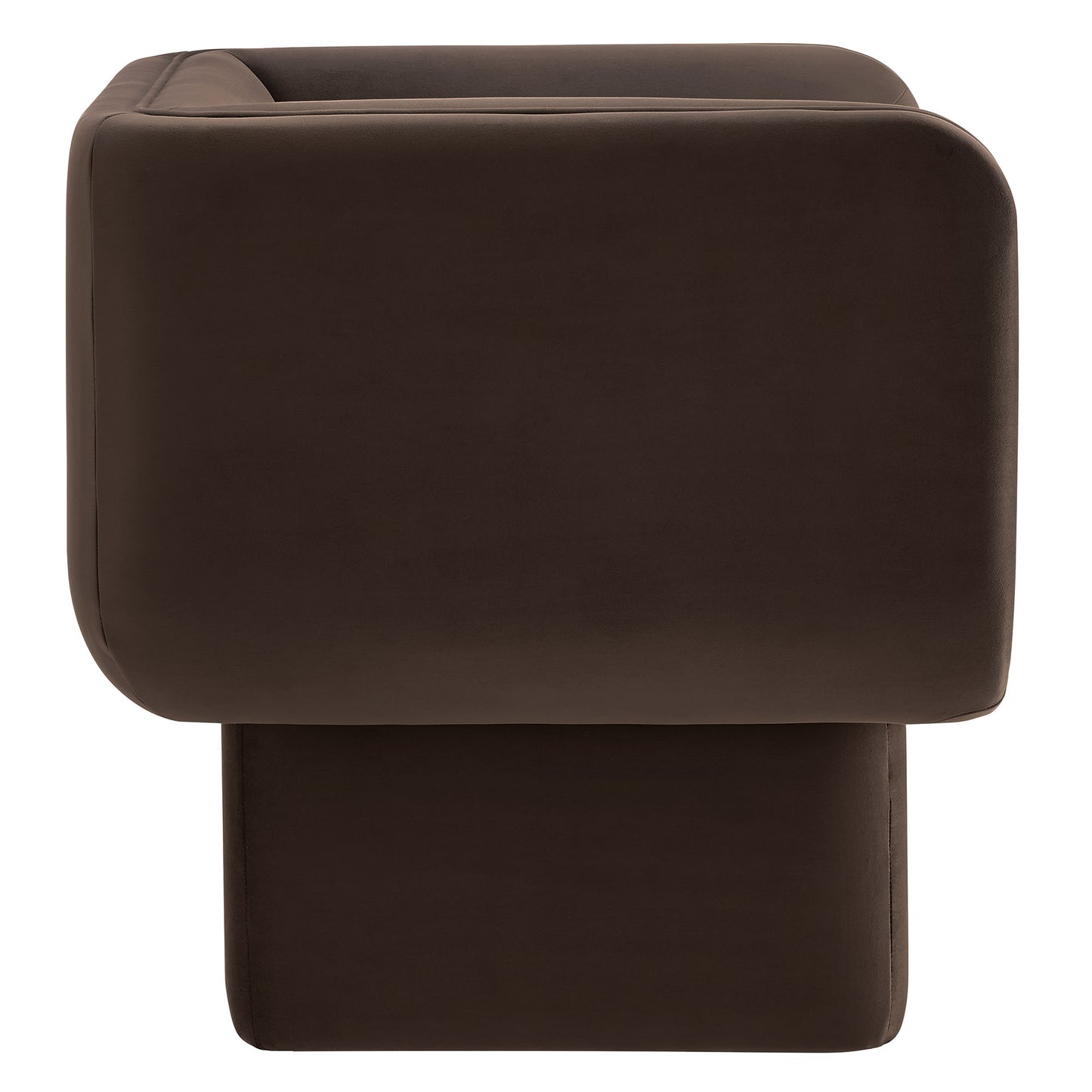 Modway - Tate Performance Velvet Accent Chair by Modway  Living Room Sofas and Armchairs Brown - EEI-6995-CHB