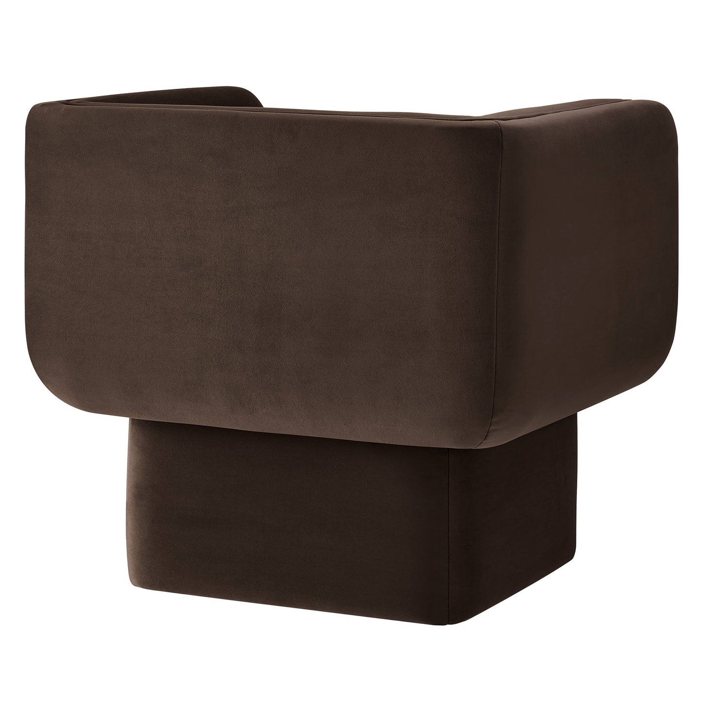 Modway - Tate Performance Velvet Accent Chair by Modway  Living Room Sofas and Armchairs Brown - EEI-6995-CHB