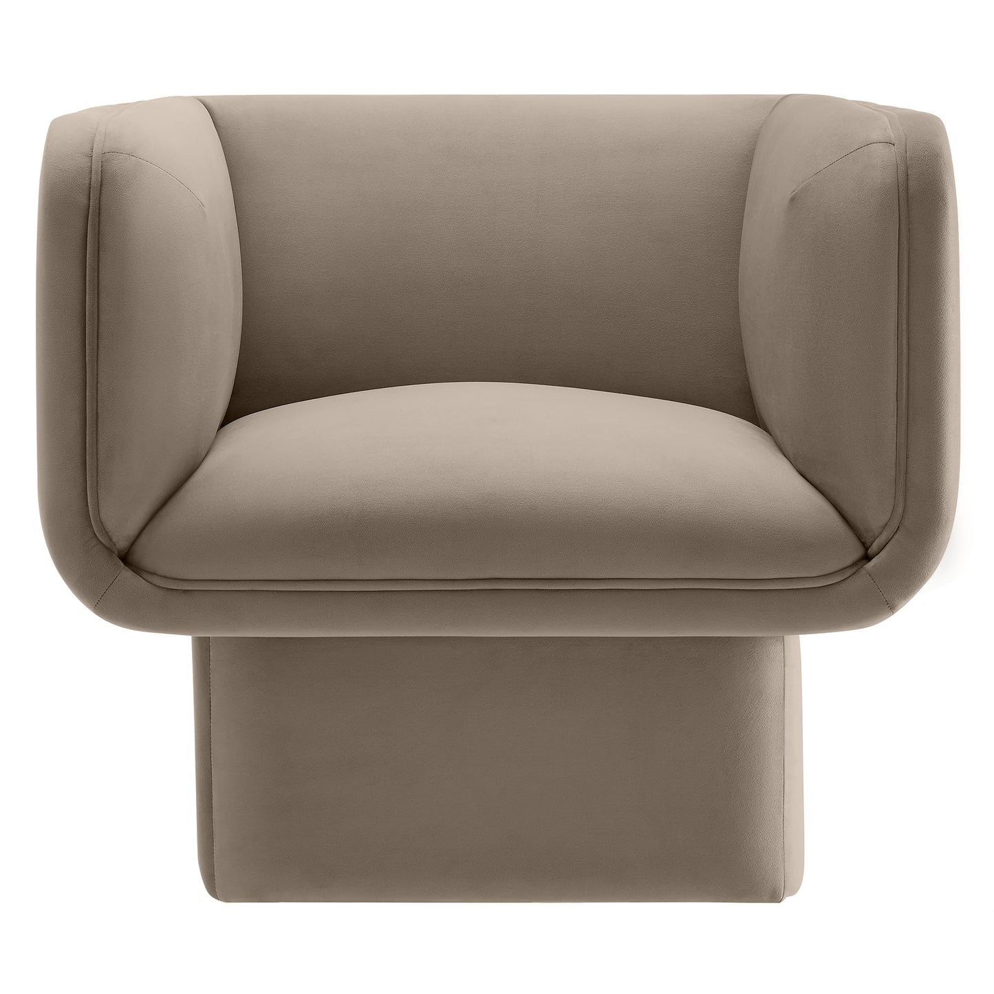 Modway - Tate Performance Velvet Accent Chair by Modway  Living Room Sofas and Armchairs Brown - EEI-6995-TAU