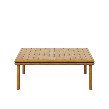 Modway - Wren Outdoor Patio Teak Wood Coffee Table by Modway  Outdoor Furniture Bar and Dining Brown - EEI-7010-NAT