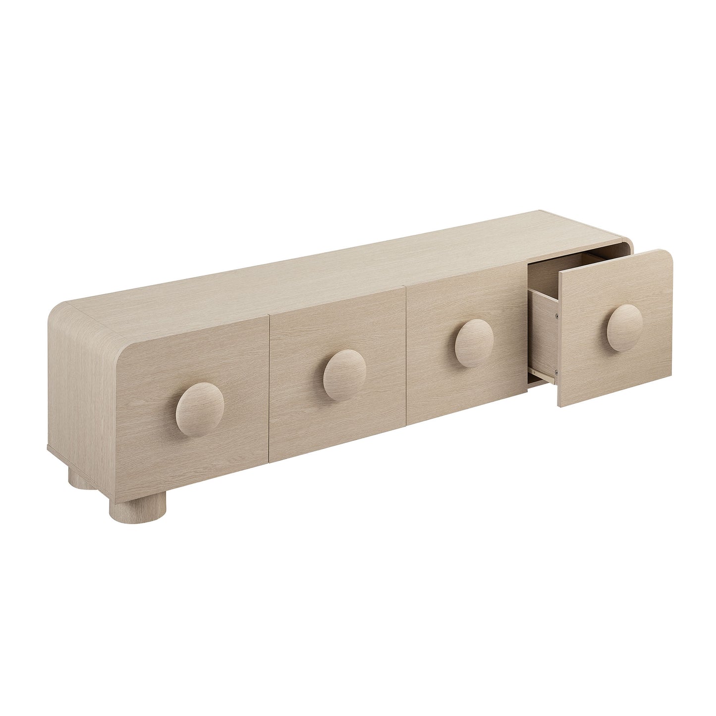 Modway - Sonnet 69" Low Profile TV Stand by Modway  Living Room Decor Brown - EEI-7011-ASH