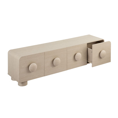 Modway - Sonnet 69" Low Profile TV Stand by Modway  Living Room Decor Brown - EEI-7011-ASH