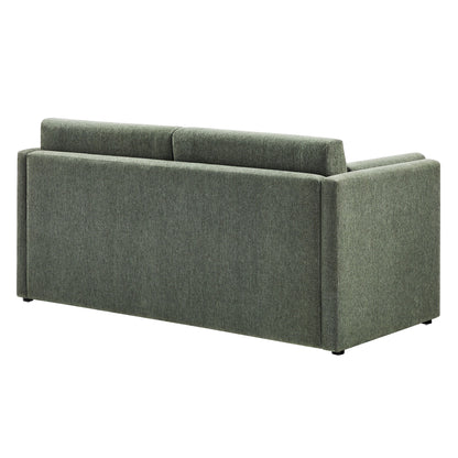 Modway - Linden Upholstered Heathered Chenille Sofa by Modway  Living Room Sofas and Armchairs Green - EEI-7012-EUC