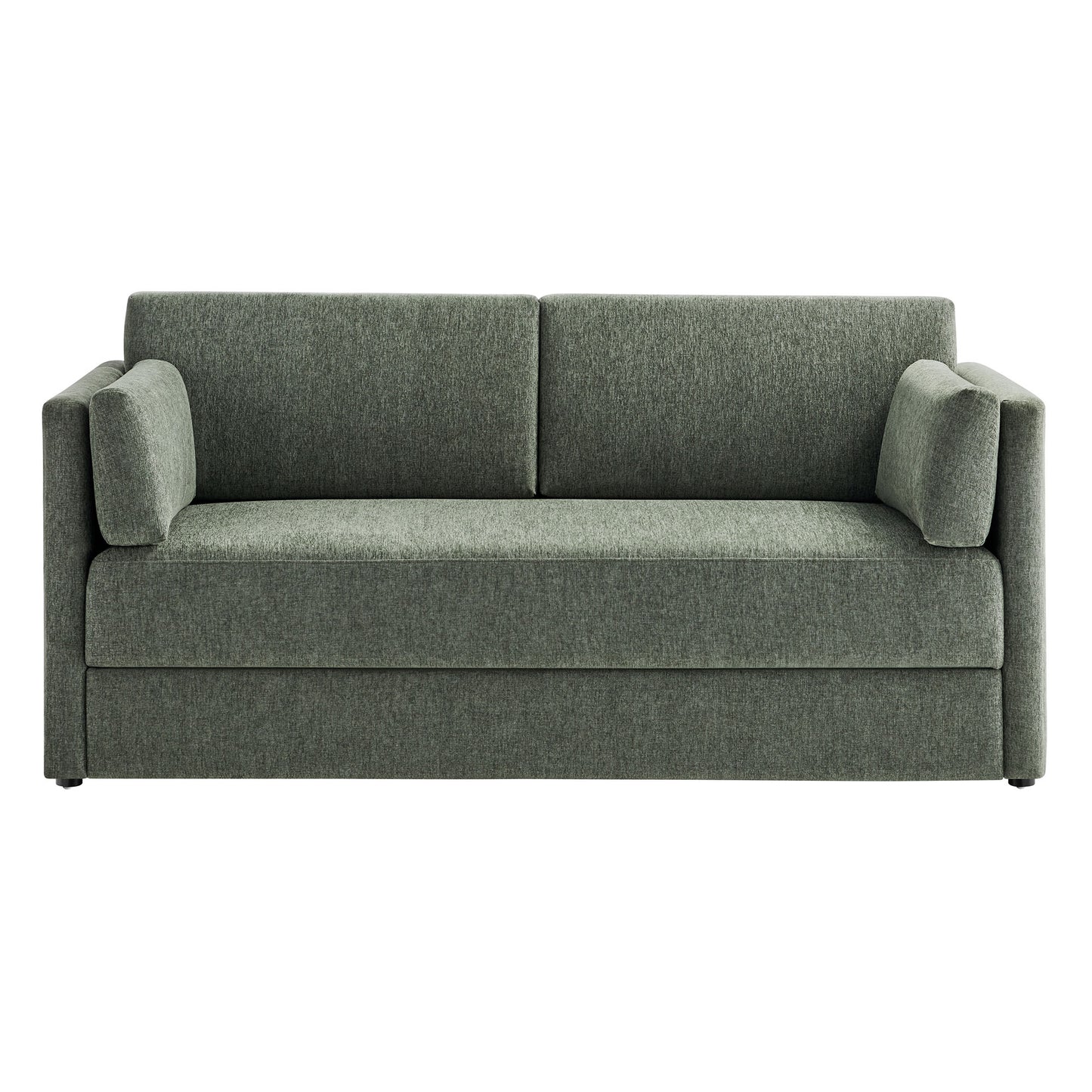 Modway - Linden Upholstered Heathered Chenille Sofa by Modway  Living Room Sofas and Armchairs Green - EEI-7012-EUC
