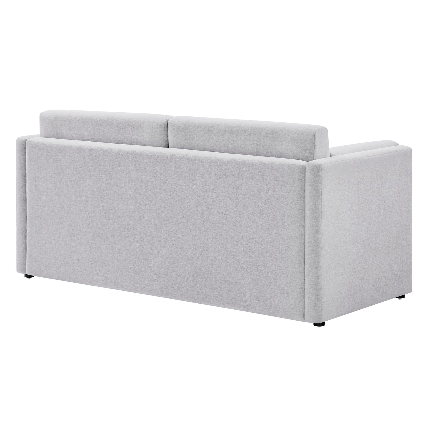 Modway - Linden Upholstered Heathered Chenille Sofa by Modway  Living Room Sofas and Armchairs Gray - EEI-7012-NPT