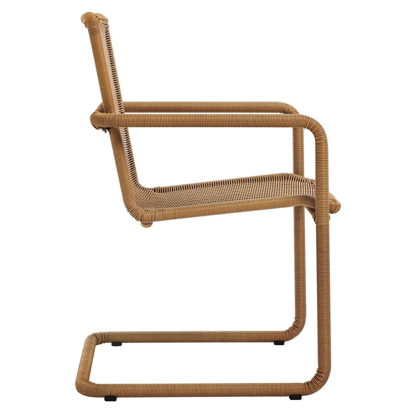 Modway - Abacus Outdoor Patio Wicker Dining Chairs Set of 2 by Modway  Outdoor Furniture Bar and Dining Brown - EEI-7014-NAT