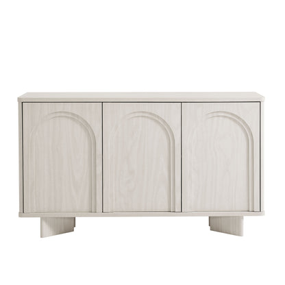 Modway - Flux Arched 3-Door Sideboard by Modway  Living Room Decor White - EEI-7039-WWA