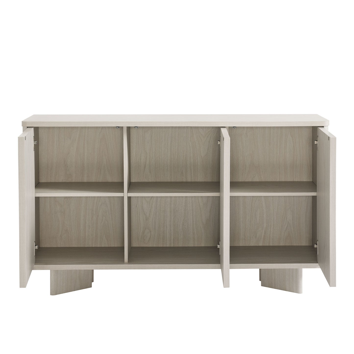 Modway - Flux Arched 3-Door Sideboard by Modway  Living Room Decor White - EEI-7039-WWA
