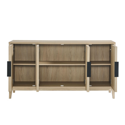 Modway - Sinya 4-Door Sideboard by Modway  Living Room Decor Brown - EEI-7040-LOA