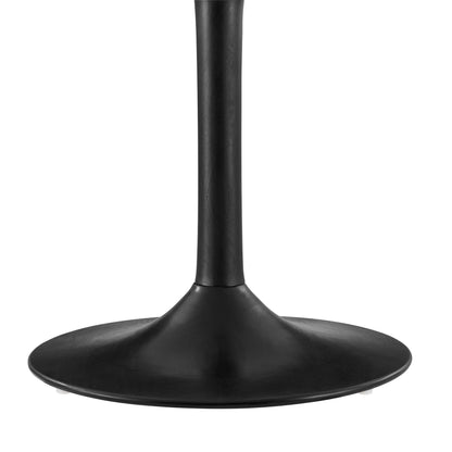 Modway - Lippa 48" Round Solid Wood Dining Table by Modway  Bar and Dining Bar and Dining Tables Black - EEI-7051-BLK