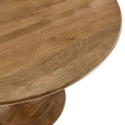 Modway - Lippa 48" Round Solid Wood Dining Table by Modway  Bar and Dining Bar and Dining Tables Brown - EEI-7051-NAT