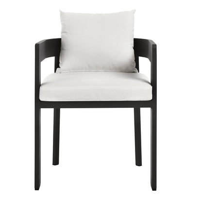 Modway - Tahoe Outdoor Patio Aluminum Dining Chair by Modway  Outdoor Furniture Bar and Dining White - EEI-7053-GRY-WHI