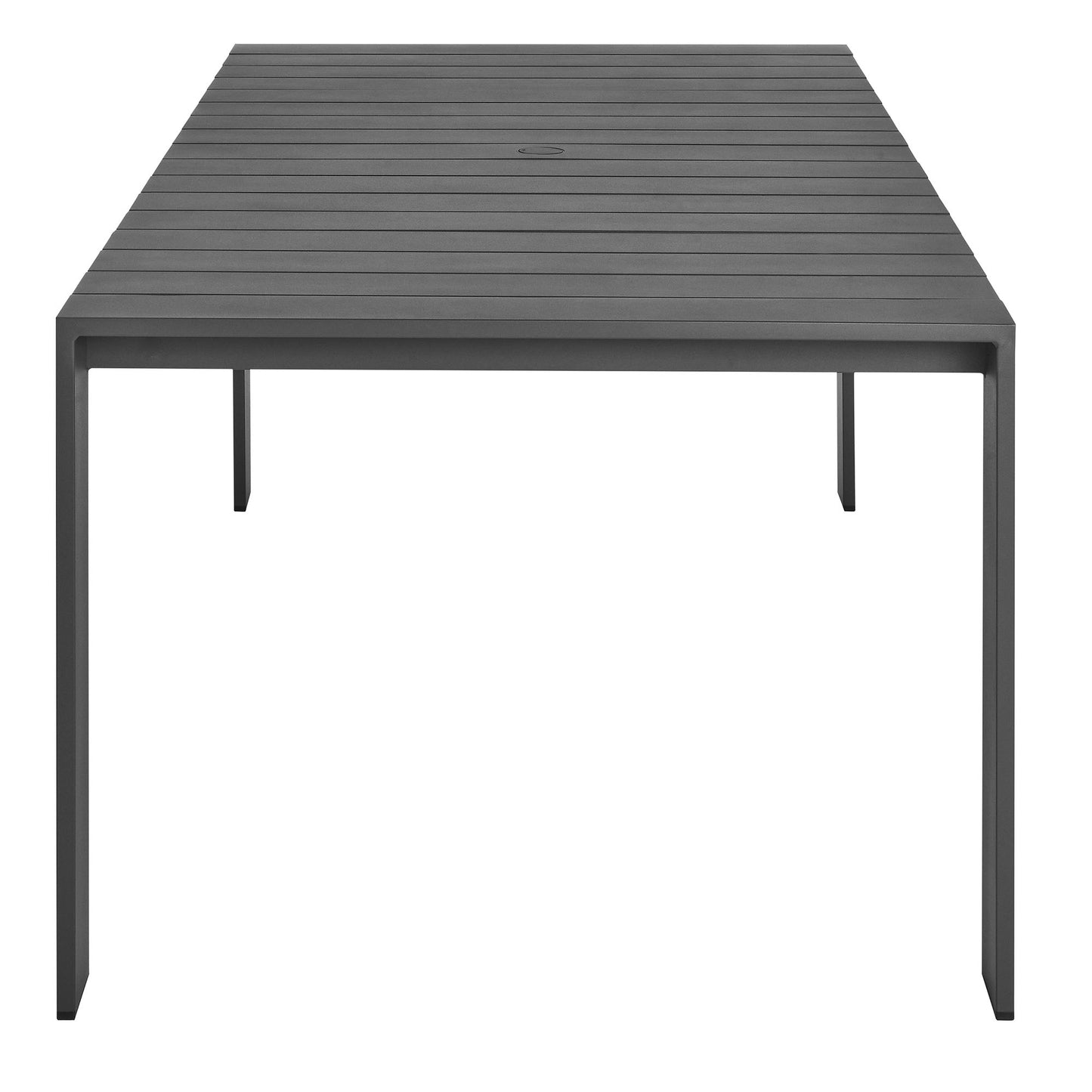 Modway - Tahoe Rectangular Outdoor Patio Aluminum Dining Table by Modway  Outdoor Furniture Bar and Dining Gray - EEI-7054-GRY