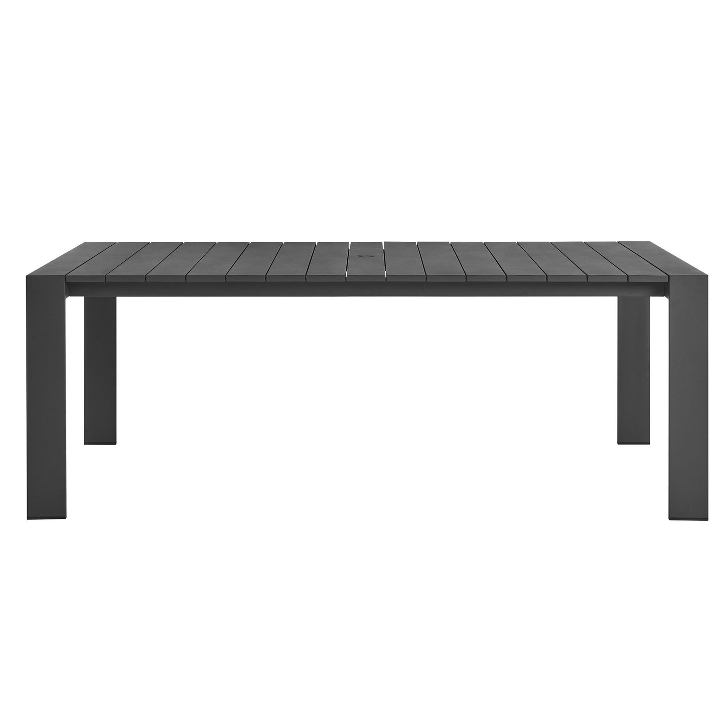 Modway - Tahoe Rectangular Outdoor Patio Aluminum Dining Table by Modway  Outdoor Furniture Bar and Dining Gray - EEI-7054-GRY