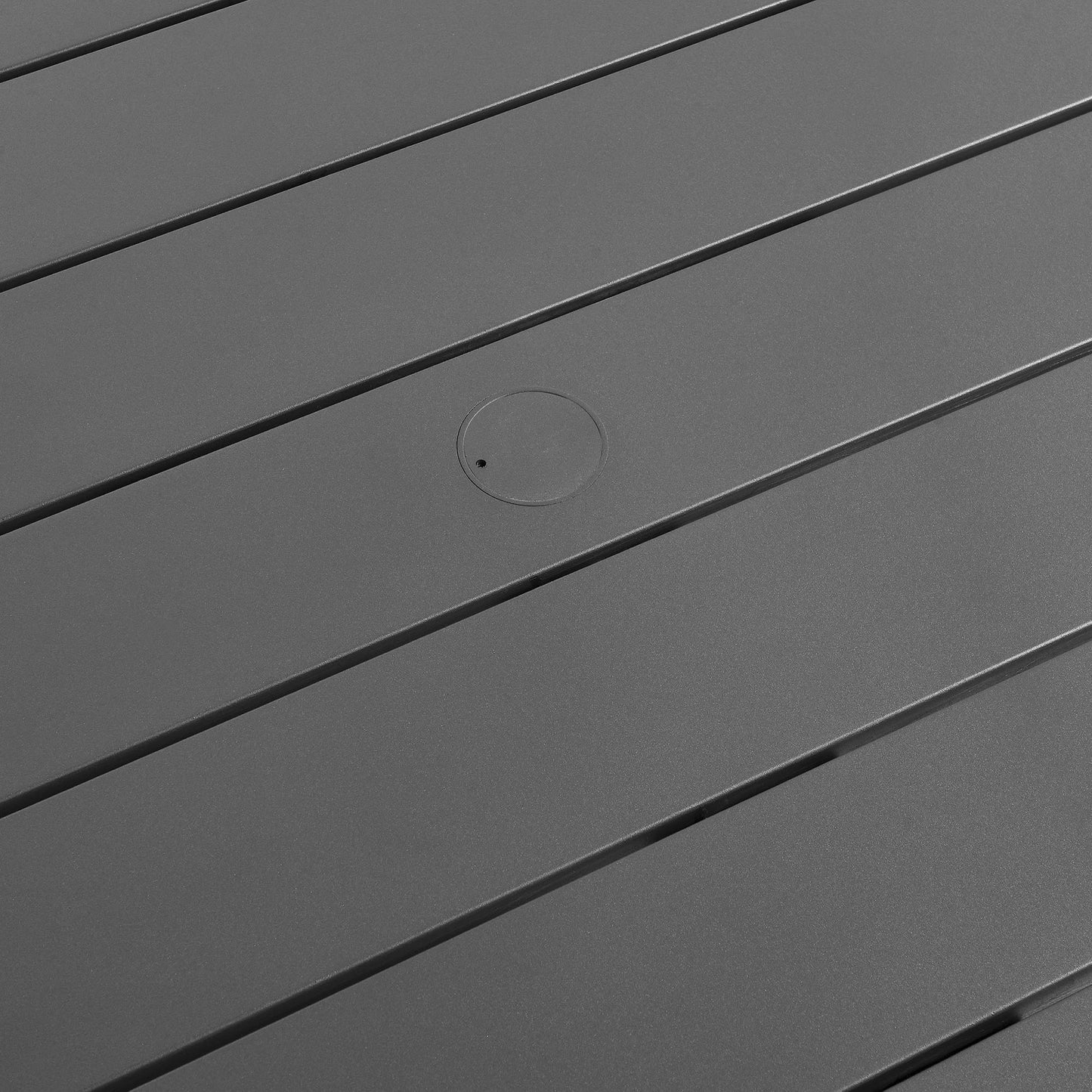 Modway - Tahoe Rectangular Outdoor Patio Aluminum Dining Table by Modway  Outdoor Furniture Bar and Dining Gray - EEI-7054-GRY