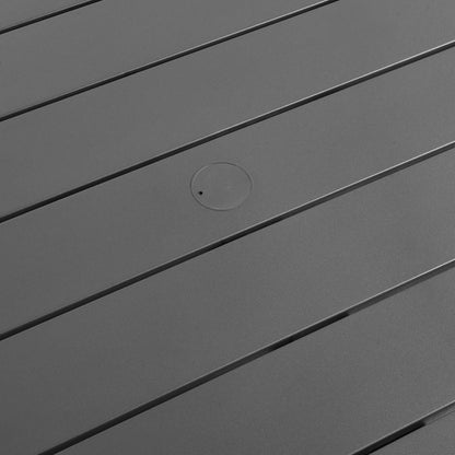 Modway - Tahoe Rectangular Outdoor Patio Aluminum Dining Table by Modway  Outdoor Furniture Bar and Dining Gray - EEI-7054-GRY