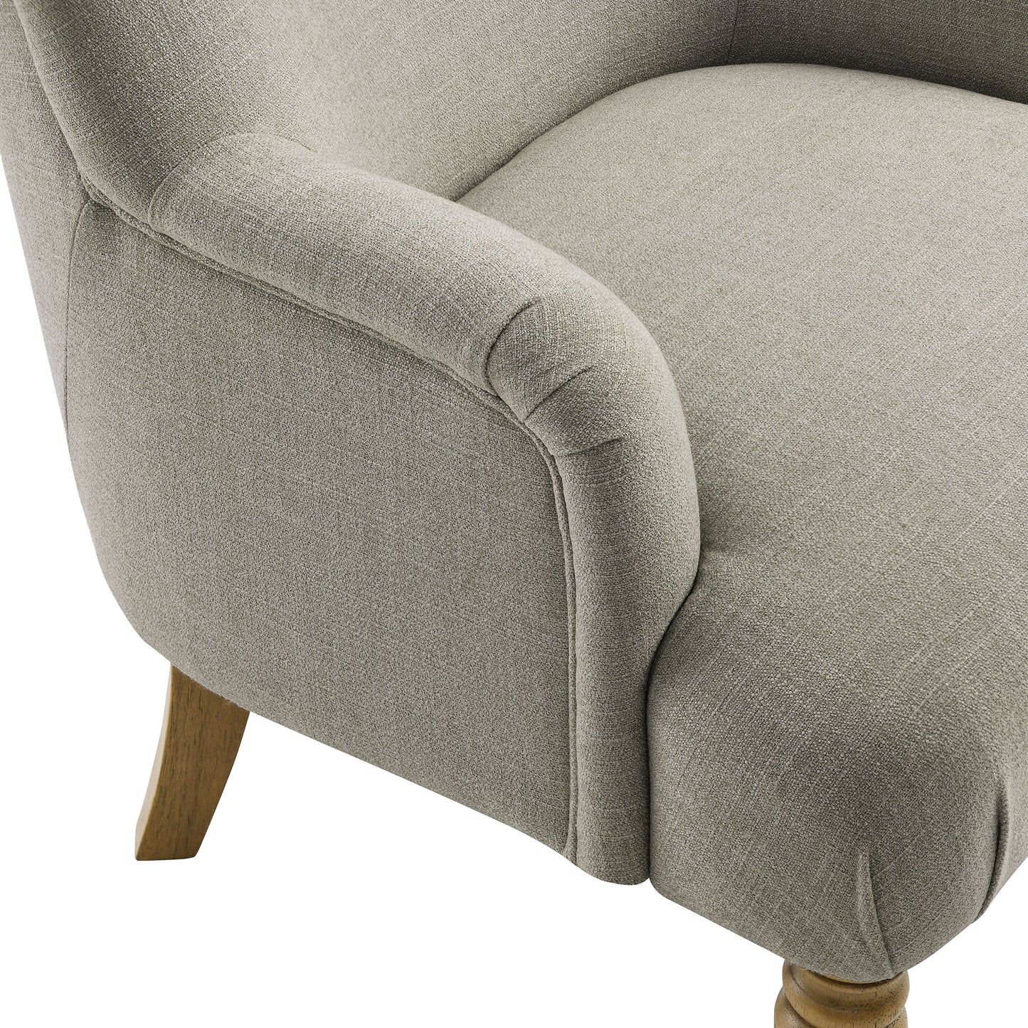 Modway - Ellington Fabric Upholstered Accent Armchair by Modway  Living Room Sofas and Armchairs Gray - EEI-7057-LIN