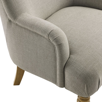 Modway - Ellington Fabric Upholstered Accent Armchair by Modway  Living Room Sofas and Armchairs Gray - EEI-7057-LIN
