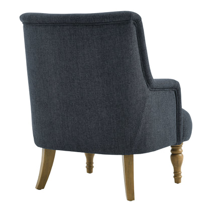 Modway - Ellington Fabric Upholstered Accent Armchair by Modway  Living Room Sofas and Armchairs Blue - EEI-7057-SLB