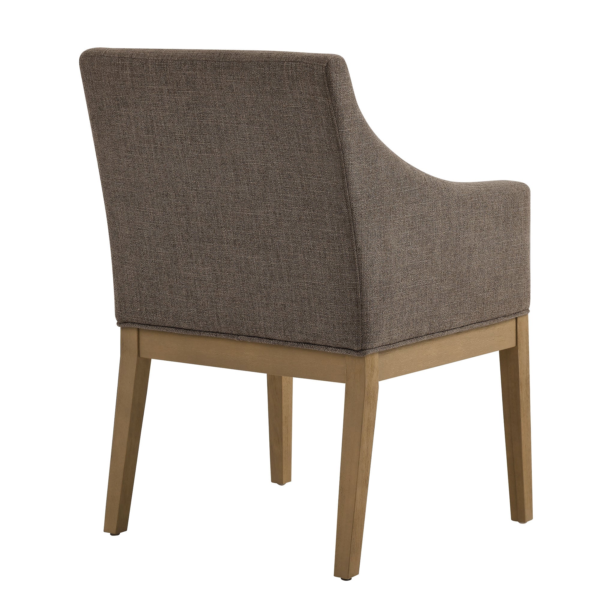 Alton Fabric Upholstered Dining Armchair by Modway - Mocha Natural - Thumbnail 3