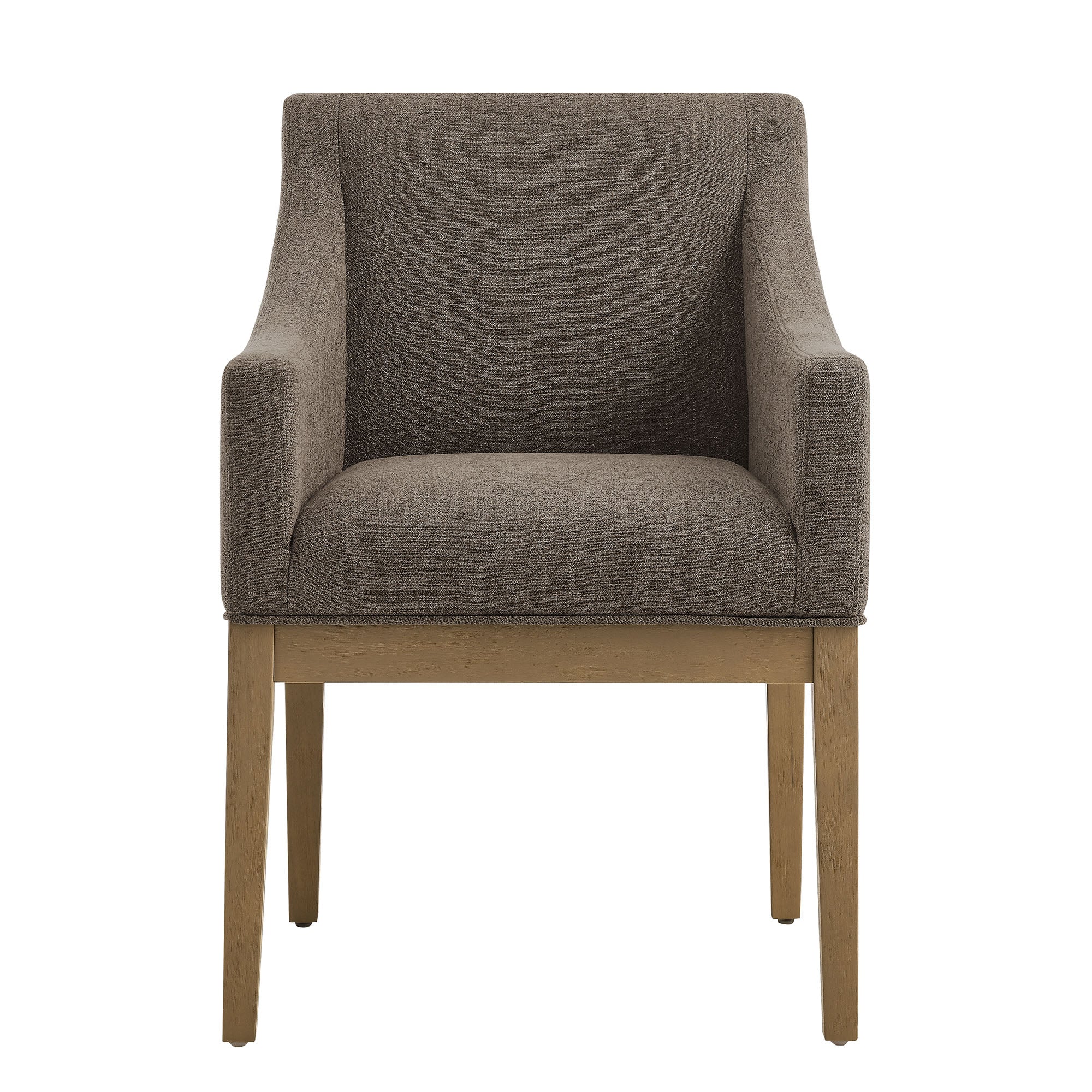 Alton Fabric Upholstered Dining Armchair by Modway - Mocha Natural - Thumbnail 4