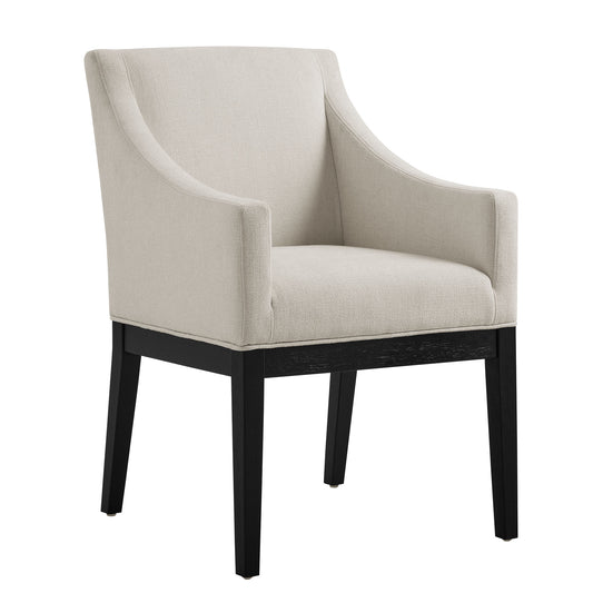 Modway - Alton Fabric Upholstered Dining Armchair by Modway  Living Room Sofas and Armchairs Black - EEI-7058-SAL-BLK