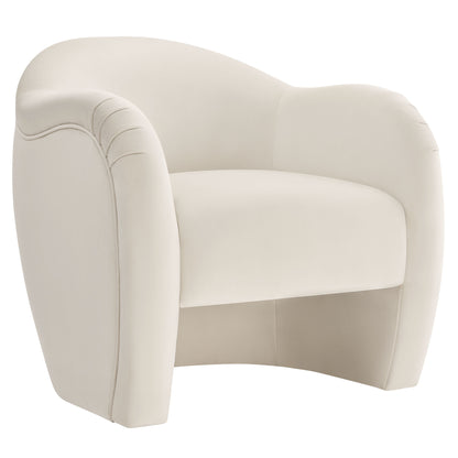 Modway - Compose Performance Velvet Accent Chair by Modway  Living Room Sofas and Armchairs White - EEI-7074-ALA