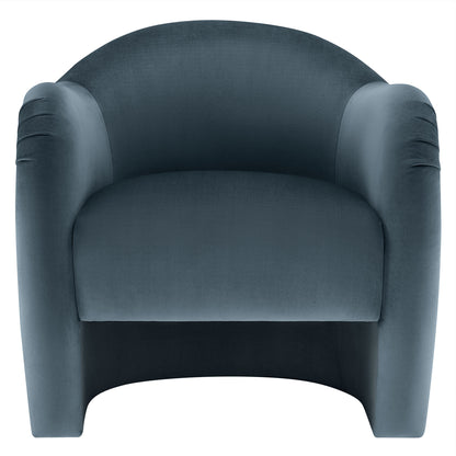 Modway - Compose Performance Velvet Accent Chair by Modway  Living Room Sofas and Armchairs Blue - EEI-7074-CAB