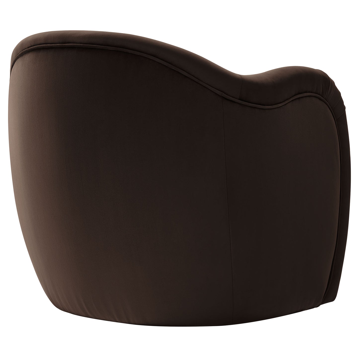 Modway - Compose Performance Velvet Accent Chair by Modway  Living Room Sofas and Armchairs Brown - EEI-7074-CHB