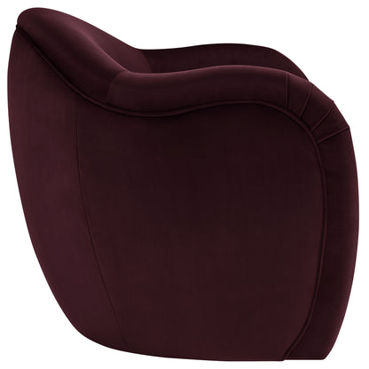 Modway - Compose Performance Velvet Accent Chair by Modway  Living Room Sofas and Armchairs Purple - EEI-7074-MUL