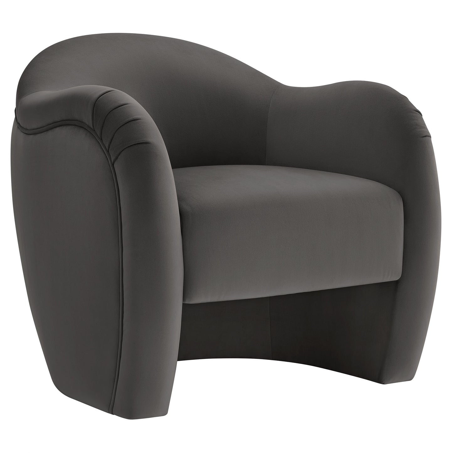 Modway - Compose Performance Velvet Accent Chair by Modway  Living Room Sofas and Armchairs Gray - EEI-7074-STG