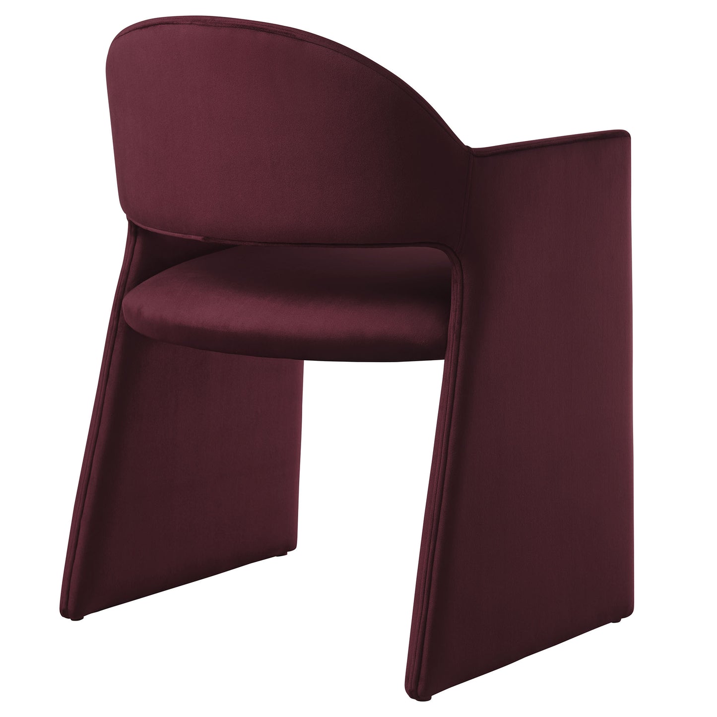 Modway - Talia Performance Velvet Dining Armchair by Modway  Bar and Dining Dining Chairs Red - EEI-7081-MUL