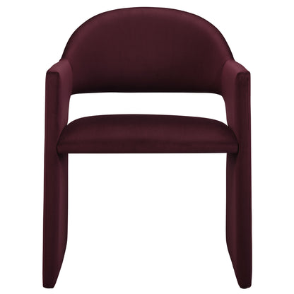 Modway - Talia Performance Velvet Dining Armchair by Modway  Bar and Dining Dining Chairs Red - EEI-7081-MUL