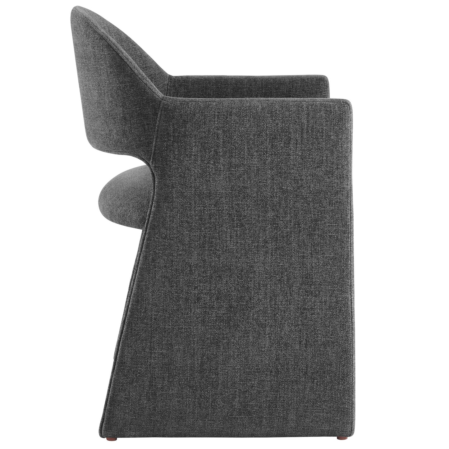 Modway - Talia Upholstered Fabric Dining Armchair by Modway  Bar and Dining Dining Chairs Gray - EEI-7082-CHA