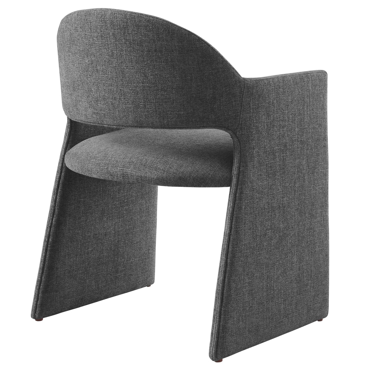Modway - Talia Upholstered Fabric Dining Armchair by Modway  Bar and Dining Dining Chairs Gray - EEI-7082-CHA