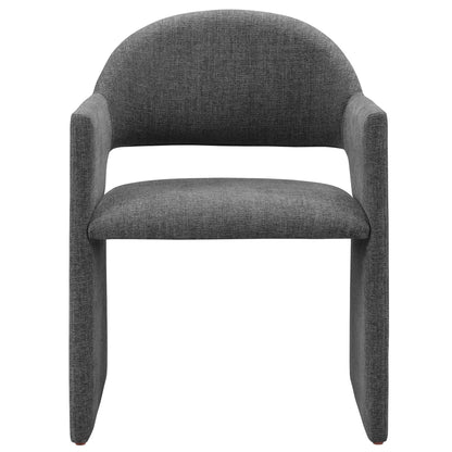 Modway - Talia Upholstered Fabric Dining Armchair by Modway  Bar and Dining Dining Chairs Gray - EEI-7082-CHA