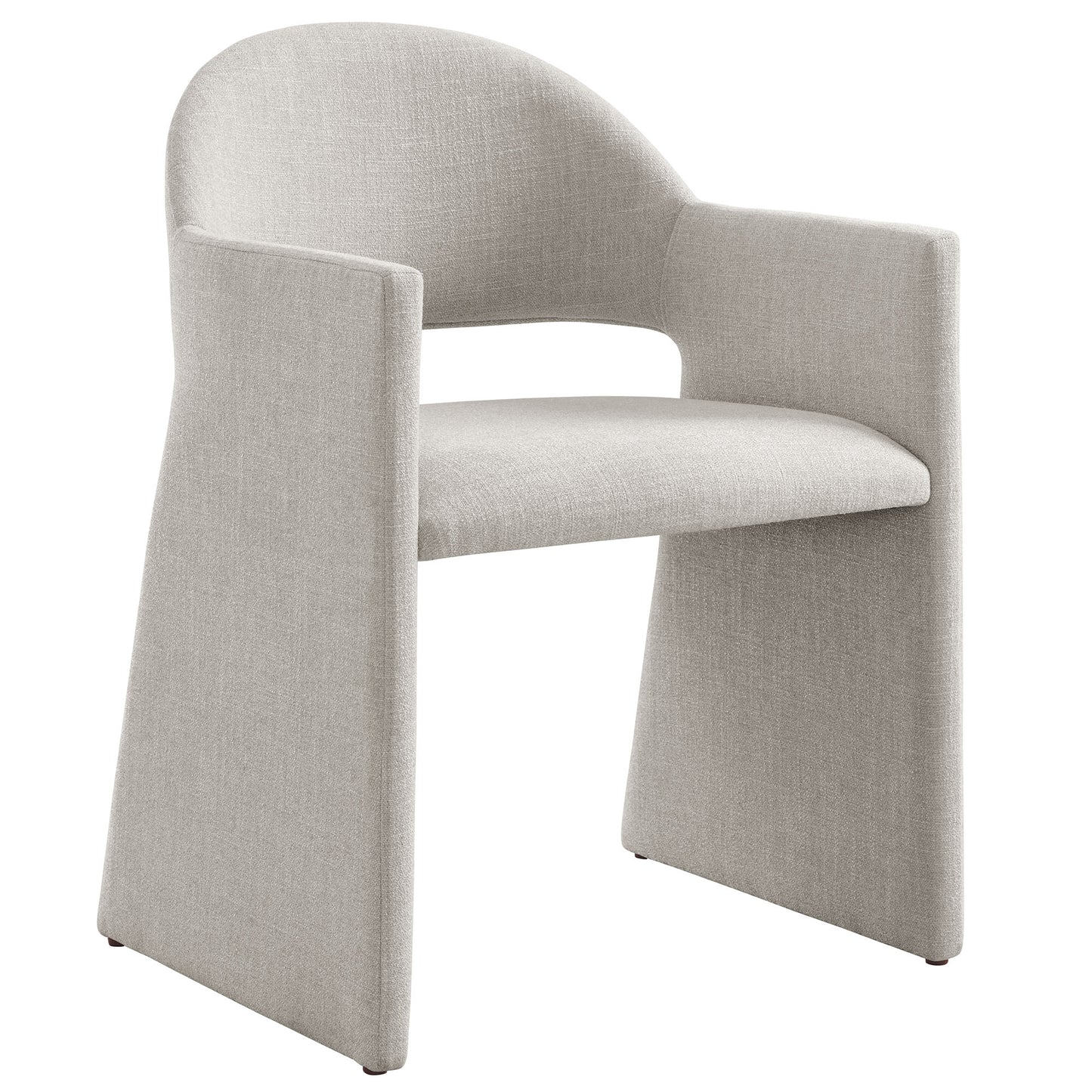 Modway - Talia Upholstered Fabric Dining Armchair by Modway  Bar and Dining Dining Chairs Gray - EEI-7082-LIN
