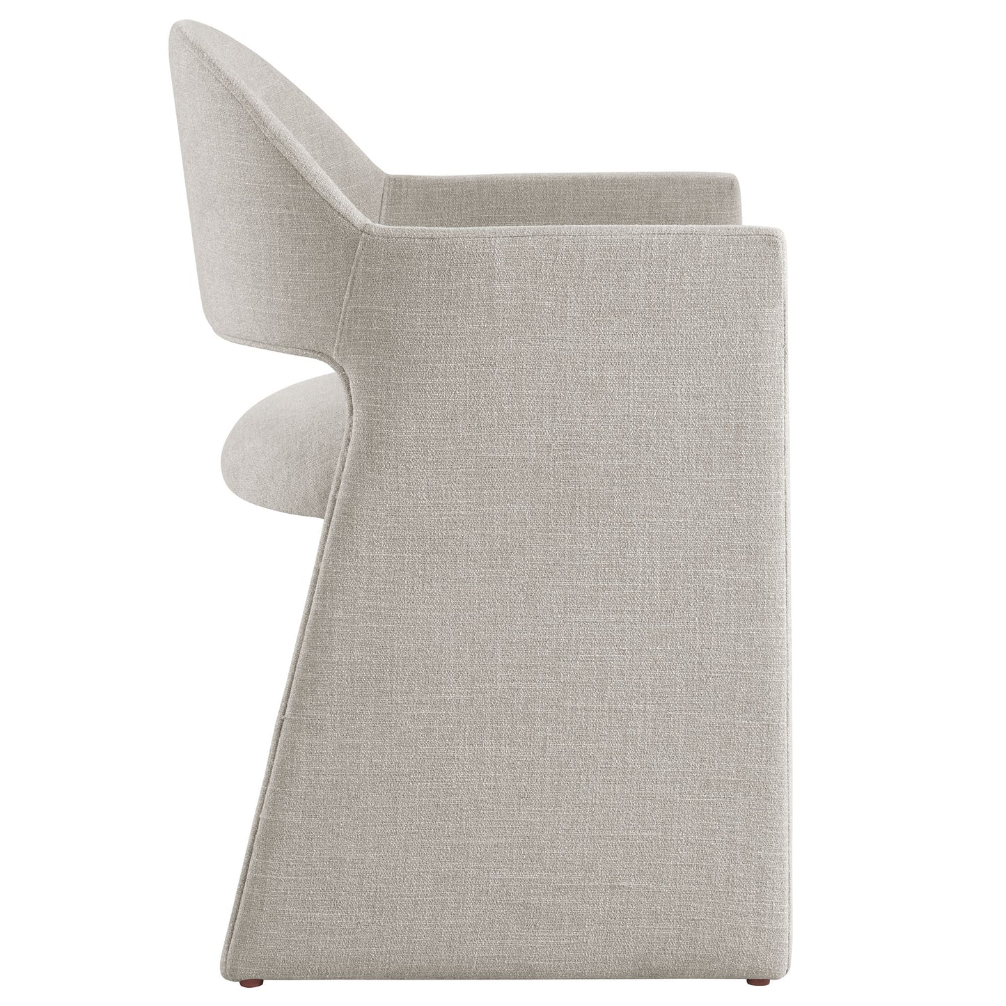 Modway - Talia Upholstered Fabric Dining Armchair by Modway  Bar and Dining Dining Chairs Gray - EEI-7082-LIN