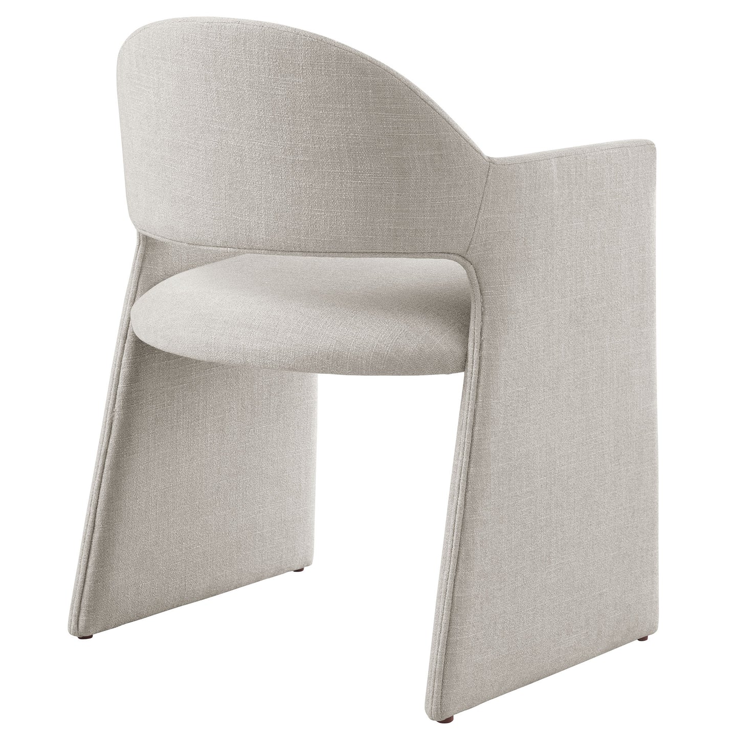 Modway - Talia Upholstered Fabric Dining Armchair by Modway  Bar and Dining Dining Chairs Gray - EEI-7082-LIN