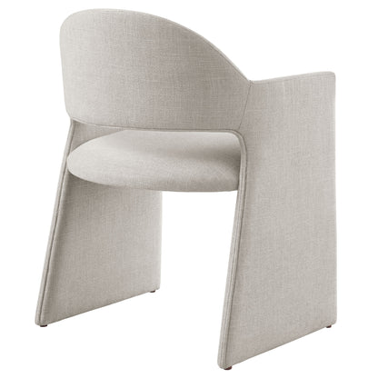 Modway - Talia Upholstered Fabric Dining Armchair by Modway  Bar and Dining Dining Chairs Gray - EEI-7082-LIN
