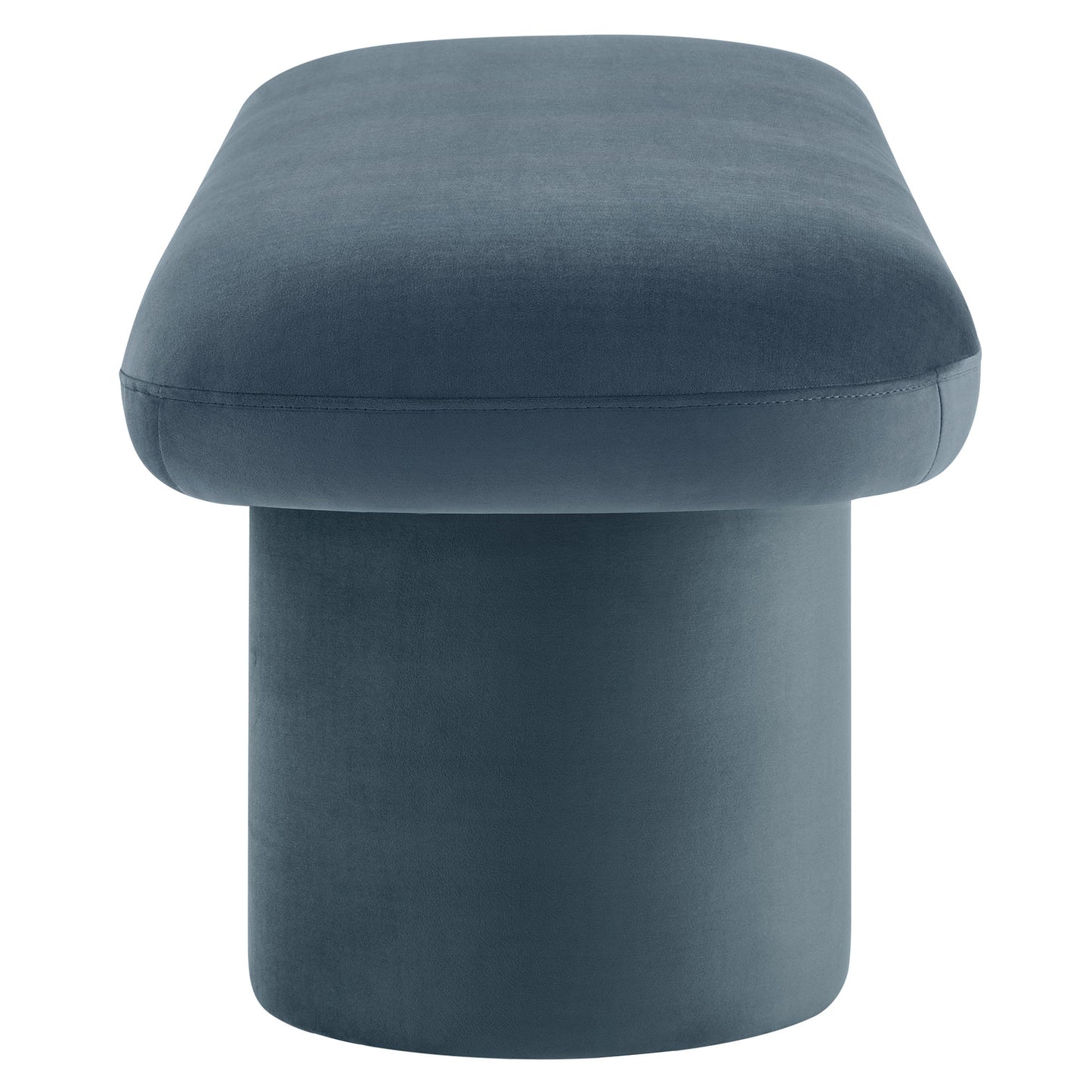 Modway - Orla Performance Velvet Bench by Modway  Living Room Benches and Stools Blue - EEI-7083-CAB