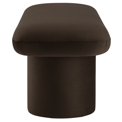 Modway - Orla Performance Velvet Bench by Modway  Living Room Benches and Stools Brown - EEI-7083-CHB