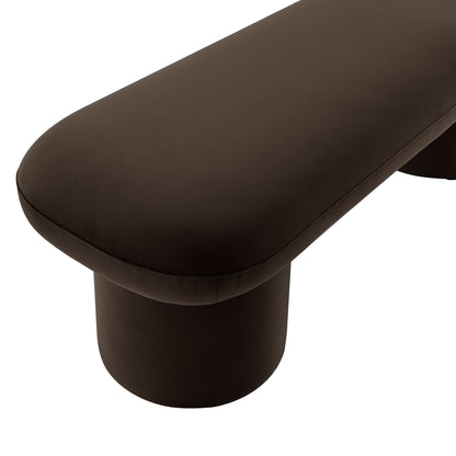 Modway - Orla Performance Velvet Bench by Modway  Living Room Benches and Stools Brown - EEI-7083-CHB