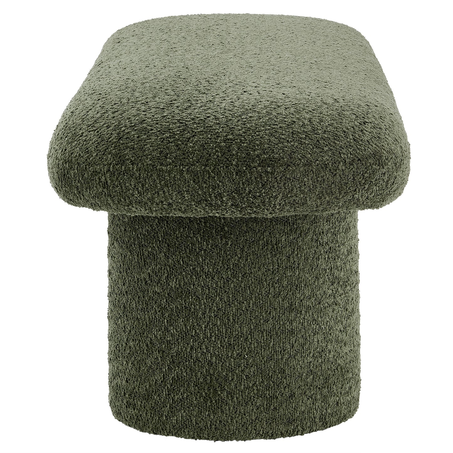 Modway - Orla Chenille Upholstered Bench by Modway  Living Room Benches and Stools Green - EEI-7084-SGE