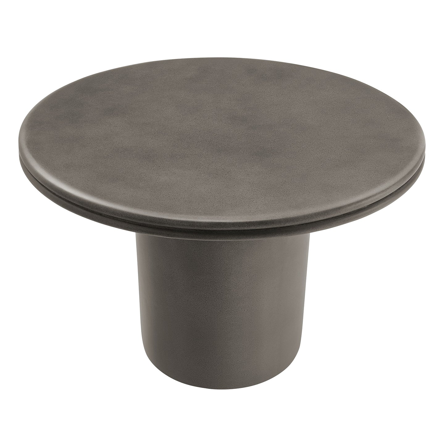 Modway - Brion 48" Indoor - Outdoor Patio Concrete Round Dining Table by Modway  Outdoor Furniture Bar and Dining Gray - EEI-7087-GRY