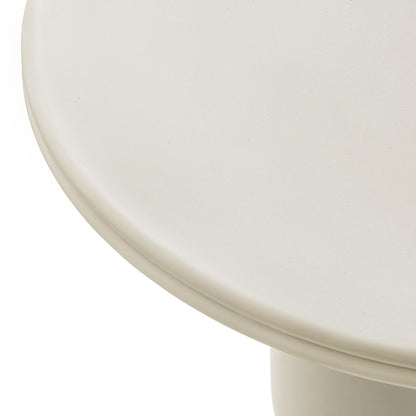 Modway - Brion 48" Indoor - Outdoor Patio Concrete Round Dining Table by Modway  Outdoor Furniture Bar and Dining White - EEI-7087-WHI