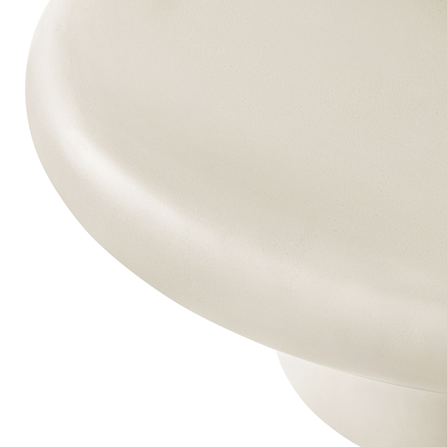 Modway - Argos Indoor - Outdoor Patio Concrete Round Coffee Table by Modway  Outdoor Furniture Bar and Dining White - EEI-7092-WHI