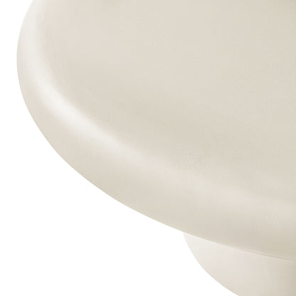 Modway - Argos Indoor - Outdoor Patio Concrete Round Coffee Table by Modway  Outdoor Furniture Bar and Dining White - EEI-7092-WHI