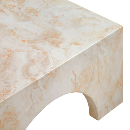 Modway - Valen Indoor - Outdoor Patio Arched Concrete Coffee Table by Modway  Outdoor Furniture Bar and Dining Yellow - EEI-7097-HYX