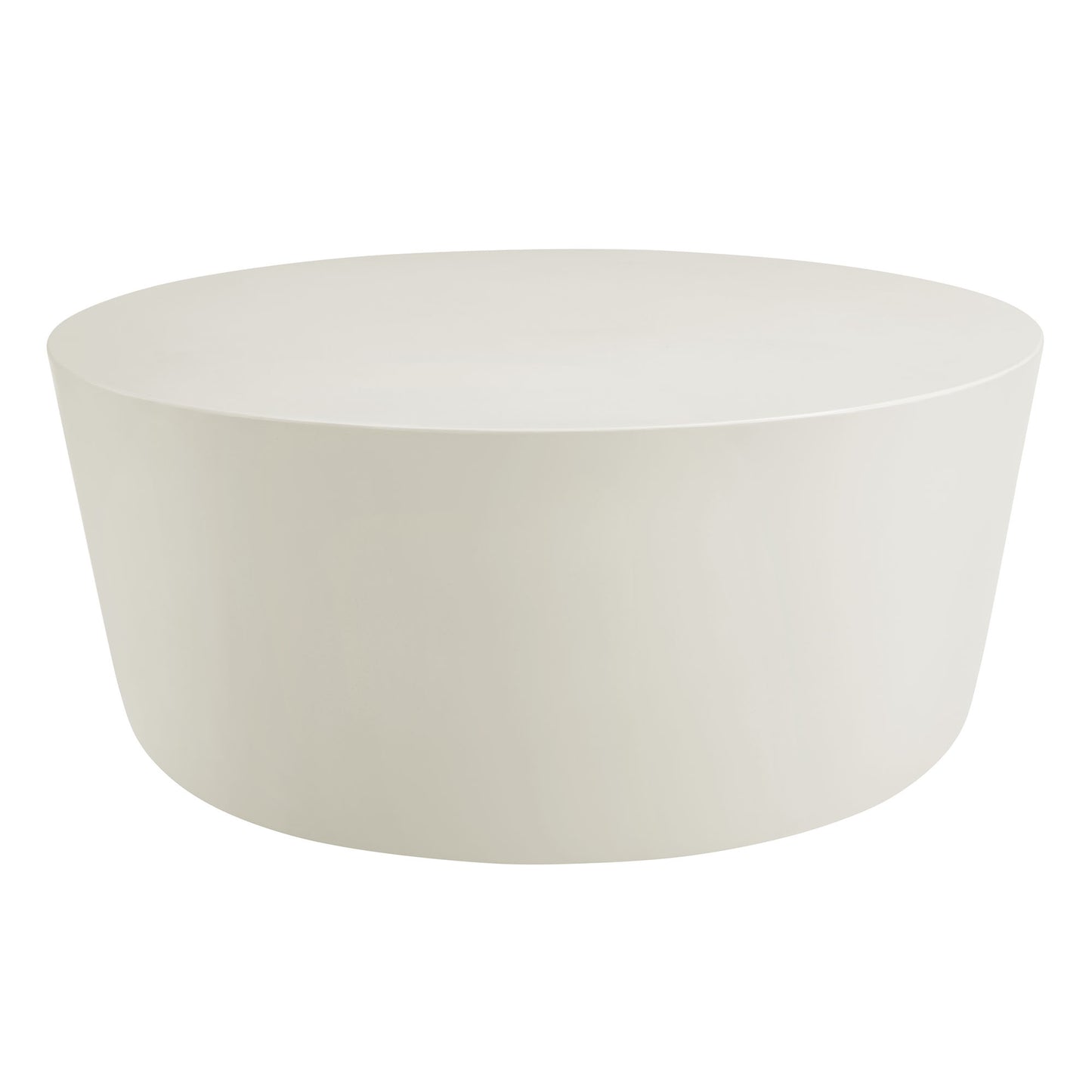 Modway - Brion Round Indoor - Outdoor Patio Concrete Coffee Table by Modway  Outdoor Furniture Bar and Dining White - EEI-7099-WHI